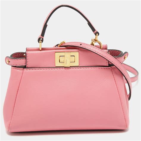 fendi micro peekaboo crossbody bag|fendi peekaboo.